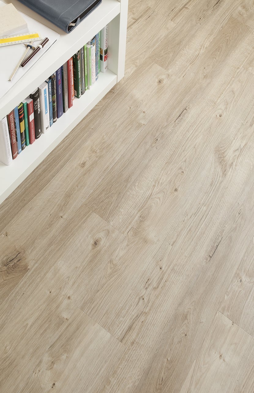 Sun Bleached Oak: Slip resistant LVT Safety Flooring from